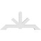 Ekena Millwork Vanguard Architectural Grade PVC Gable Bracket, 84"W x 38 1/2"H x 6"D x 6"F, 11/12 Pitch GBP084X39X0606VAN00 - alternate 5
